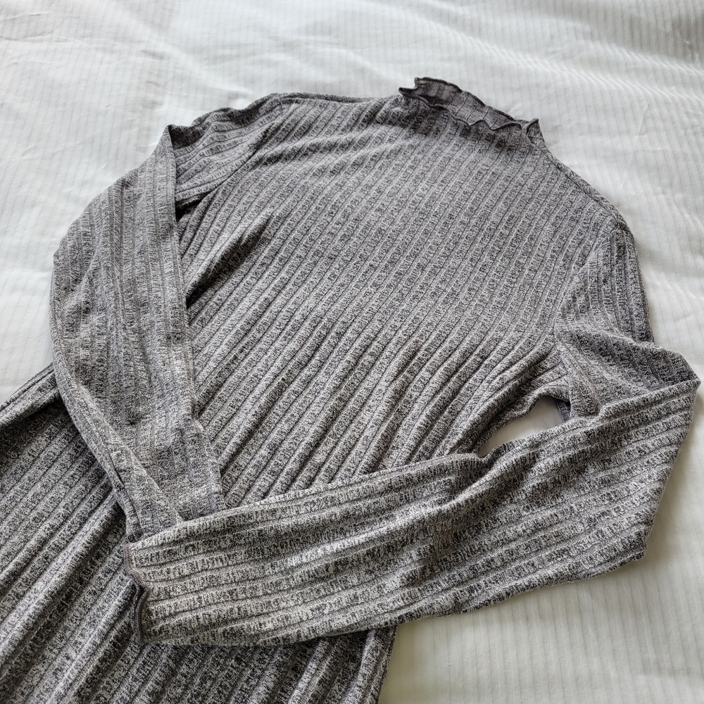 Ribbed Long Sleeve Dress